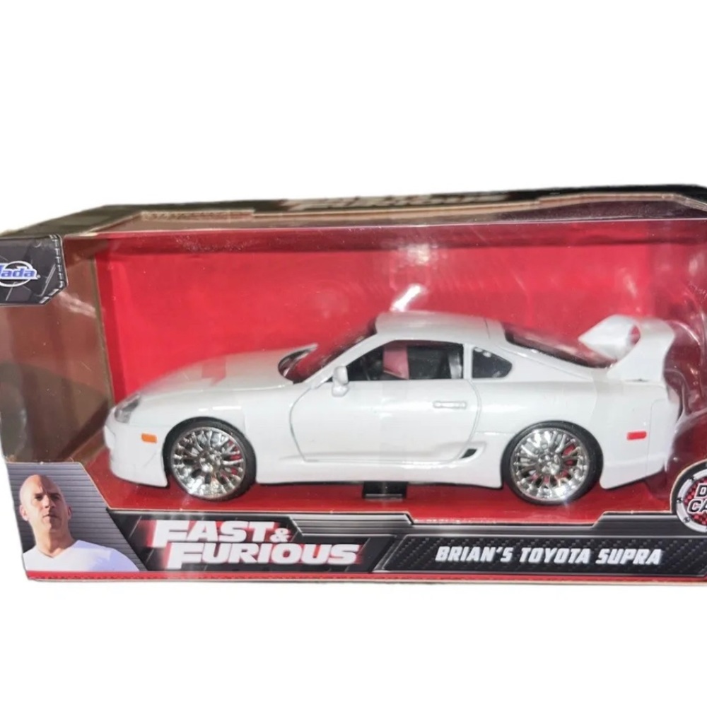NEW 2021 Jada Fast and Furious Brian's Toyota Supra White 1:24 Scale